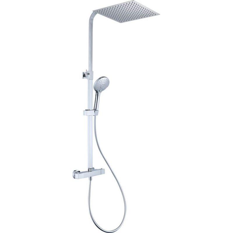 Columna de ducha termostática NILA cromado, con tecnología KeepCool® - Entorno baño